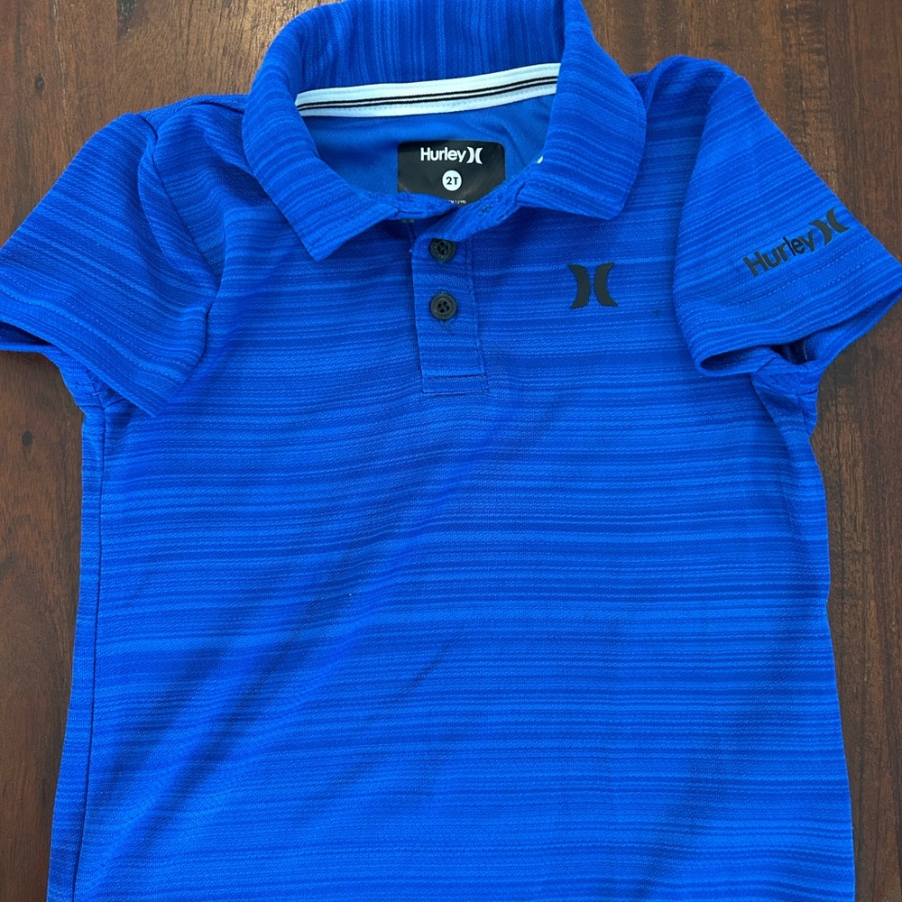 Hurley 2T Blue Polo Shirt
